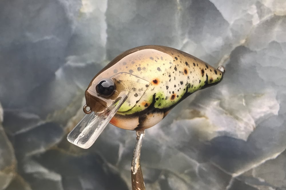 Custom Airbrushed S-CRANK 1.5 Squarebill Crankbait 9614