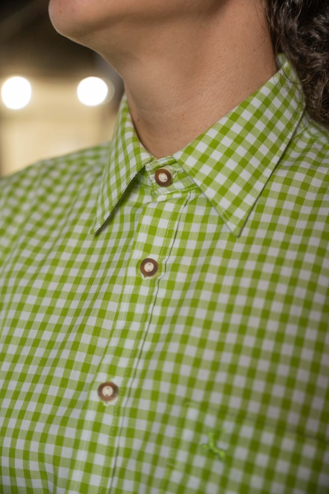 Image of Mari Dress vichy verde