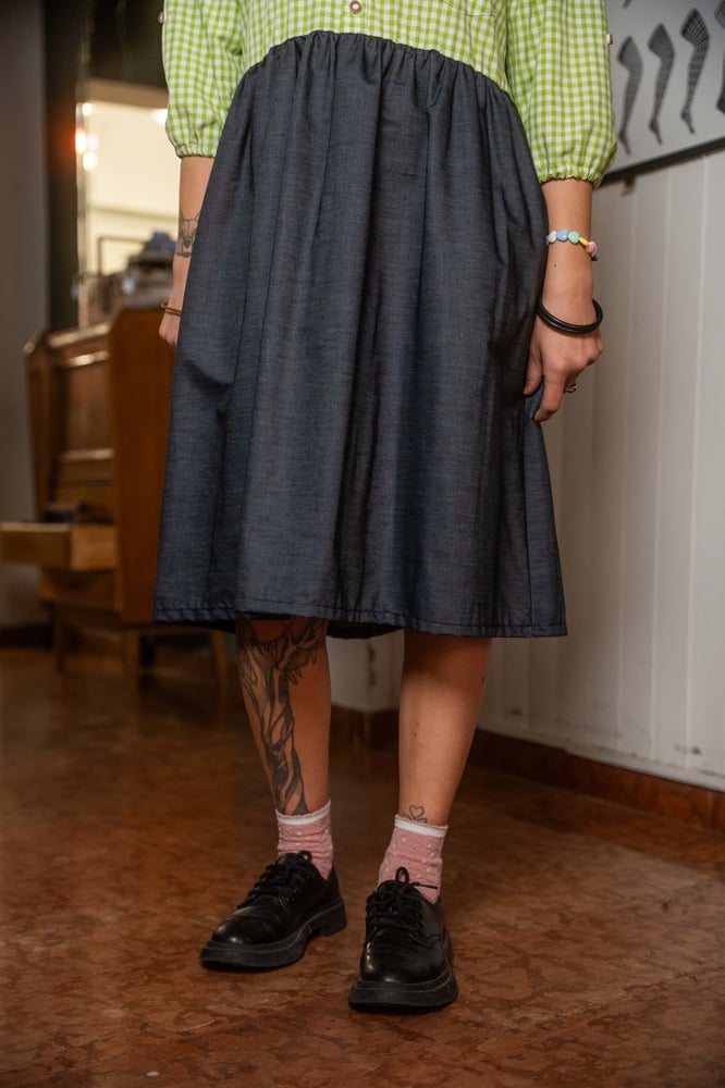 Image of Mari Dress vichy verde