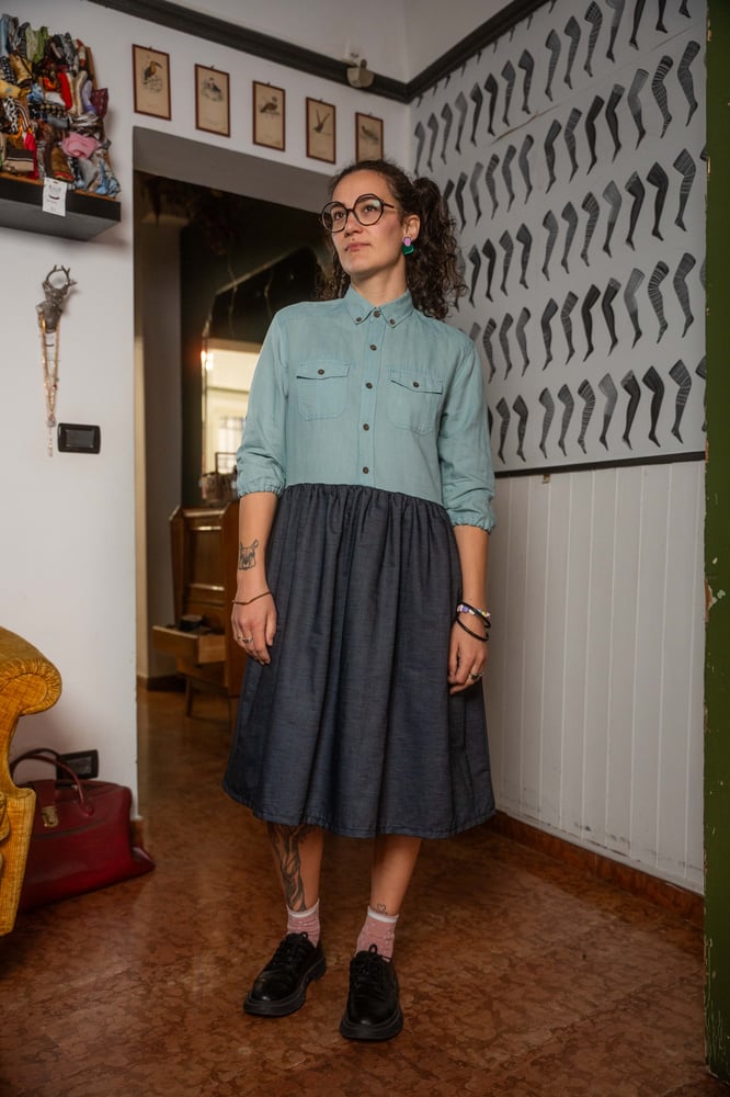 Image of Mari Dress acqua