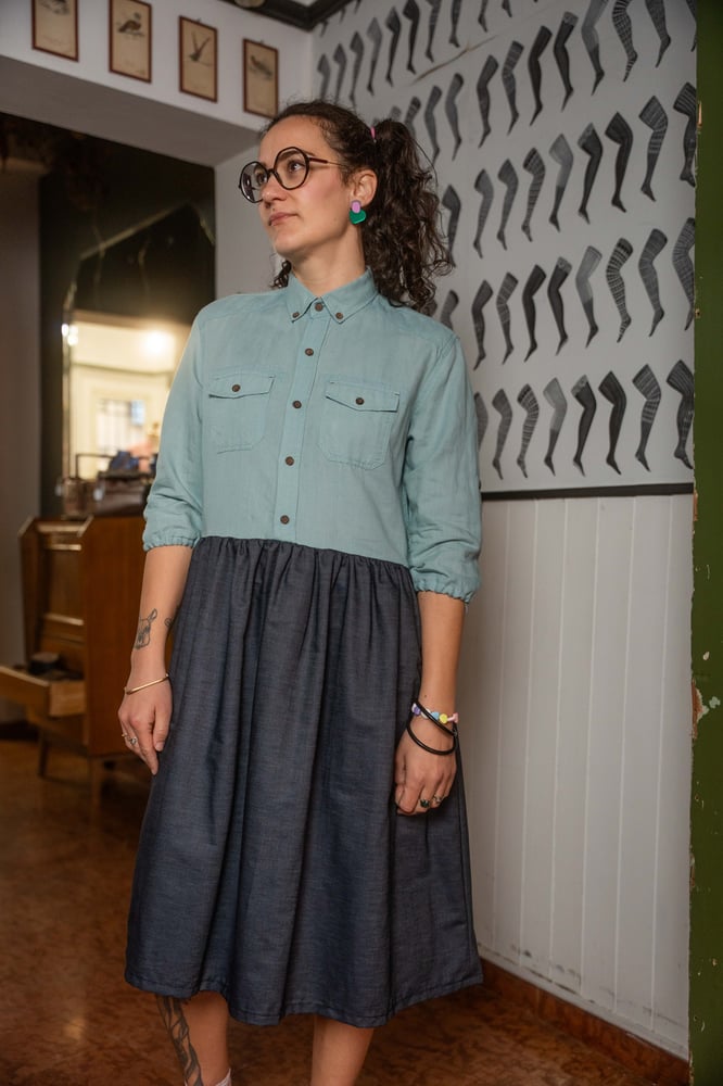 Image of Mari Dress acqua