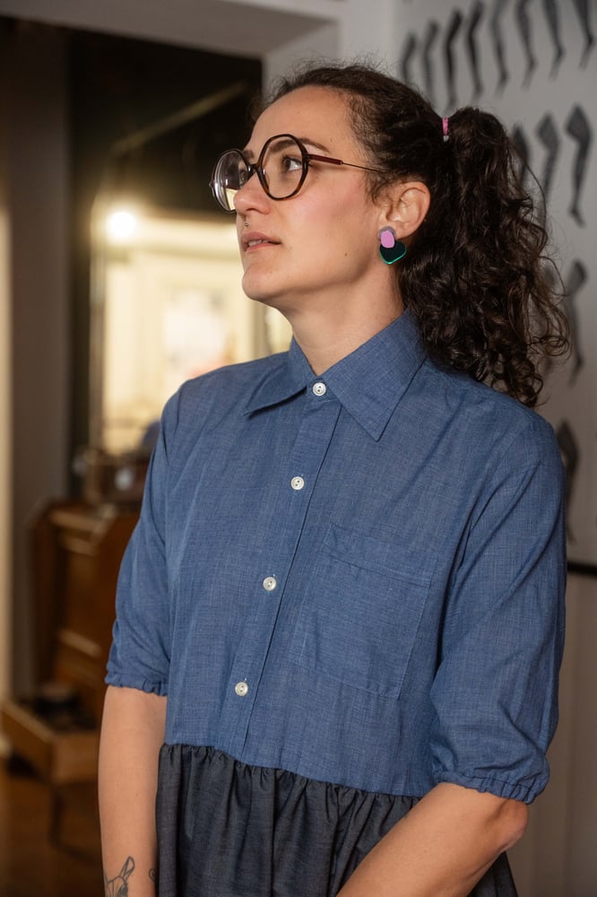 Image of Mari Dress blu jeans