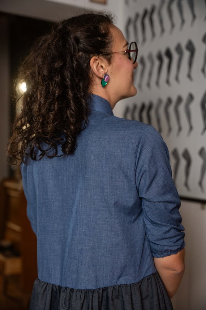 Image of Mari Dress blu jeans