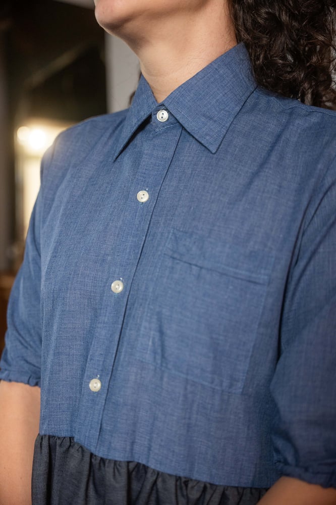 Image of Mari Dress blu jeans