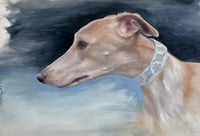 KAREN LIGHTFOOT - 'HOUND' - ORIGINAL PAINTING