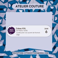 Image 1 of Atelier couture JUIN// Je couds mon cabas XXL