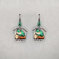 'Horrors Persist' Earrings 