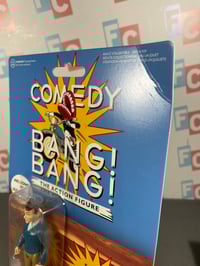 Image 6 of DAMAGED CARDED SET: Comedy Bang! Bang! Scott Aukerman Reggie Watts Big Sue Fourvel Set by FC Toys! 