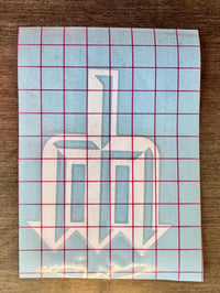 Image 1 of Seattle Mariners-inspired Trident-Shaped Vinyl Decal | Car Window Sticker | 3.25” x 4” 