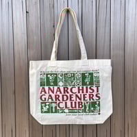 Image 1 of ANARCHIST GARDENERS CLUB SHOPPER TOTE BAG