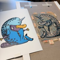 "I is a Narwhal" Limited Edition Print