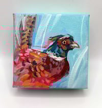 Image 2 of In the tall, tall grass – Pheasant painting