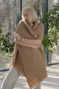 Image 2 of brushed alpaca and silk throw