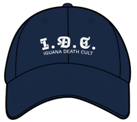 Iguana Death Cult Navy Cap