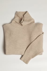 Image 4 of british lambswool mid-thigh sweater