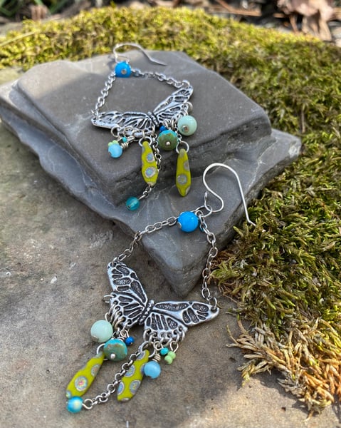 Image of Butterfly Dangle Delight Earrings