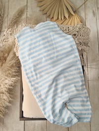 Image 2 of Baby Boy Onesie for Sitter Photoshoot | Jeremy | 9-12 months | blue stripes