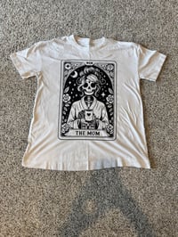 Image 2 of Mom Tarot Graphic Tee | Spooky Coffee Lover Shirt