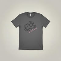 Image 1 of The Hell I Won't – Glitter Cowboy Hat Graphic Tee | Western Cowgirl Shirt