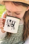 'Pixie Pals' Enamel Mug