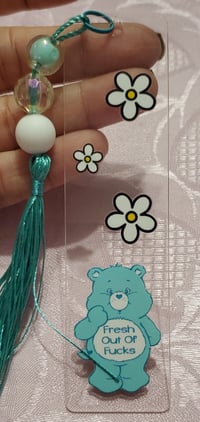 Image 2 of Swear Bears Acrylic Bookmarks 