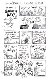 Image 1 of NEW!! Daily Comic 4/4: Garden Day!