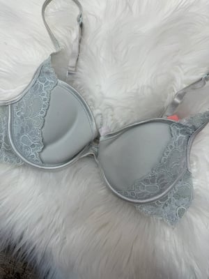 Image of Victoria’s Secret Vintage Grey Lace Bra - 34A