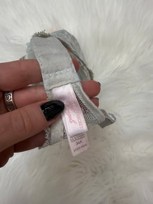 Image of Victoria’s Secret Vintage Grey Lace Bra - 34A