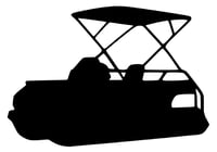 Image 1 of Sea-Doo Switch Pontoon Boat Silhouette SVG – Instant Download