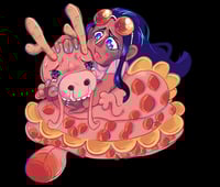 Image 2 of Missing Dearly [Glitter Acrylic Charm PRE-ORDER]