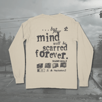 Image 2 of Forever Scarred Ivory Long Sleeve T-Shirt