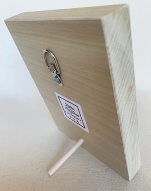 Image of Simplicity- illumination series print on wooden plaque-- regular size