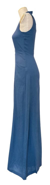 Image 2 of Augustus Blackwell Jumpsuit in Denim Linen