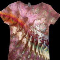 Image 1 of Small Gildan "V" Neck Ice Dye