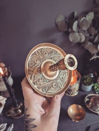 Image 3 of Ornate brass stand 