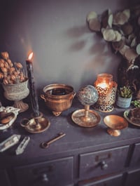 Image 4 of Ornate brass stand 