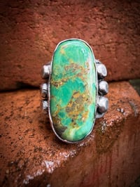 Image 3 of WL&A Handmade Old Style Heavy Ingot High Grade Royston Medicine Ring - Size 9