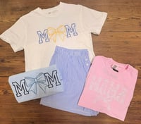 Mom Embroidered Collection Comfort Color T-Shirts