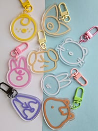 Image 1 of Minimal SKZOO Inspired Acrylic Keychain - Stray Kids