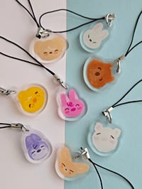 Image 3 of Watercolor SKZOO Inspired Acrylic Charm - Stray Kids