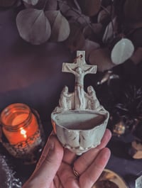 Image 1 of Antique holy water Benedict 