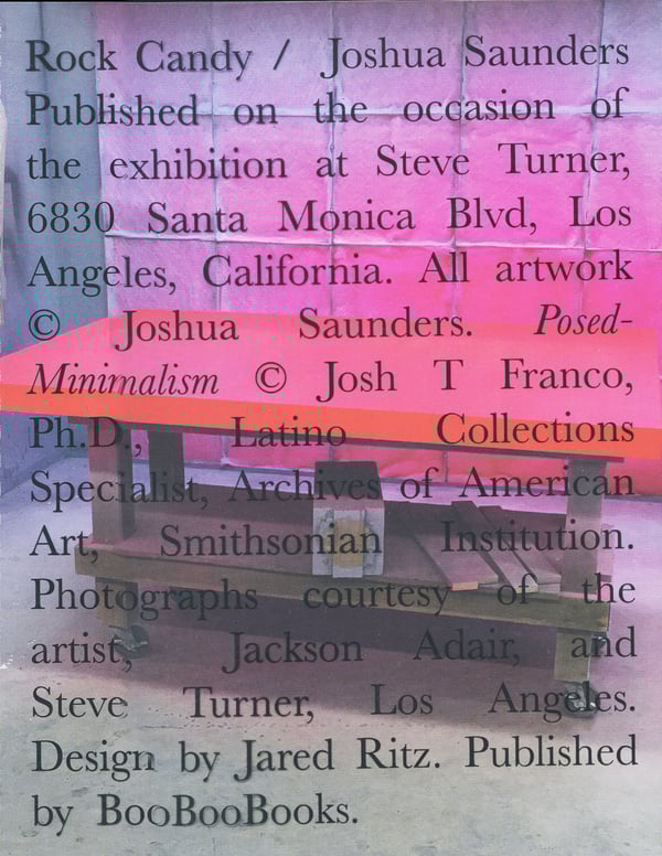 Image 1 of ROCK CANDY - Joshua Saunders