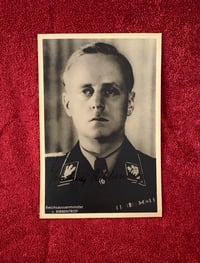 Image 1 of Inter-War (Nazi Germany) Foreign Affairs Minister Joachim von Ribbentrop Hand-Signed Photo (RPPC)
