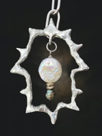 Image 3 of Spiky Hamsa Necklace 