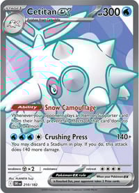 Cetitan ex - 210/182 - SV10: Destined Rivals - Near Mint