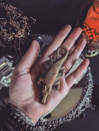 Image 1 of Brass alligator clip 