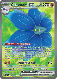 Glimmora ex - 213/197 - SV03: Obsidian Flames - Near Mint