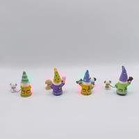 Image 2 of Whimsical gnomes with their puppy dogs