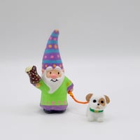 Image 6 of Whimsical gnomes with their puppy dogs