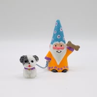 Image 5 of Whimsical gnomes with their puppy dogs